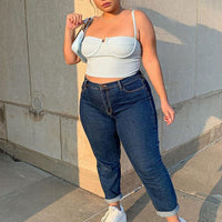 I Got It From My Mama Jeans - Dark Denim