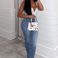 Killing 'Em Softly Side Split Jean - Medium Blue Wash