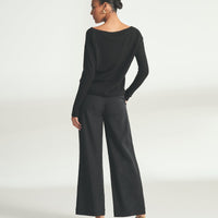 Lightweight Cashmere Boatneck Sweater