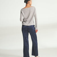 Lightweight Cashmere Boatneck Sweater