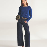 Lightweight Cashmere Boatneck Sweater