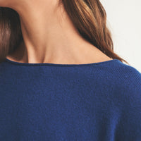 Lightweight Cashmere Boatneck Sweater