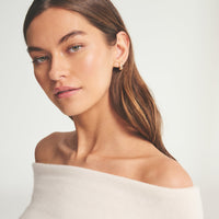 Lightweight Cashmere Off The Shoulder Top