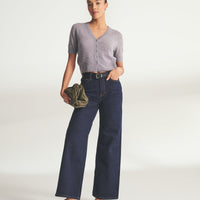 Lightweight Cashmere Short Sleeve Cardigan