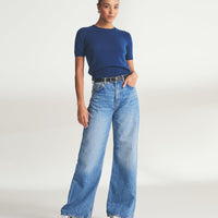 Lightweight Cashmere Short Sleeve Sweater