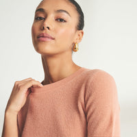Lightweight Cashmere Short Sleeve Sweater