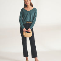 Lightweight Cashmere V-Neck Sweater