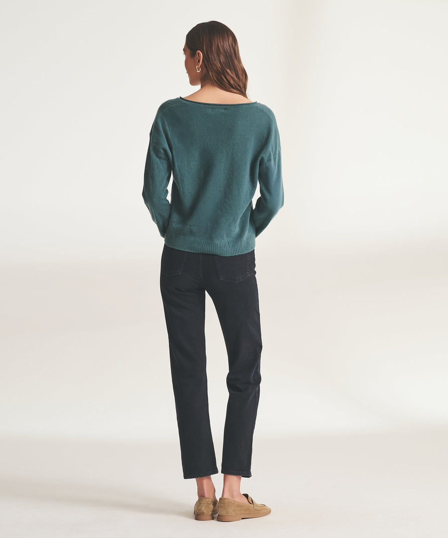 Lightweight Cashmere V-Neck Sweater