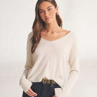 Lightweight Cashmere V-Neck Sweater