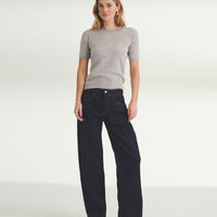 Lightweight Cashmere Short Sleeve Sweater