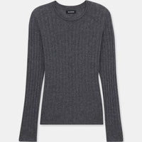 Lightweight Cashmere Ribbed Sweater