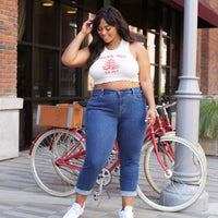 I Got It From My Mama Jeans - Dark Denim