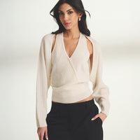 Luxe Cashmere Ribbed Two Piece Set