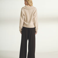 Super Luxe Cashmere Marled Polo