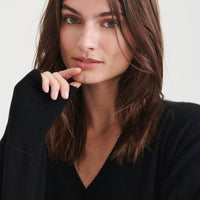 Signature Cashmere V-Neck Dress
