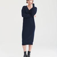 Signature Cashmere V-Neck Dress