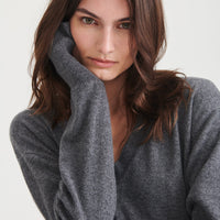 Signature Cashmere V-Neck Dress
