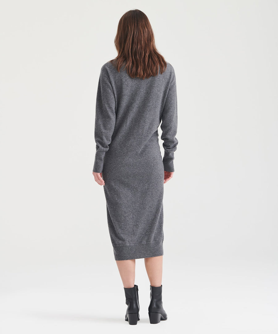 Signature Cashmere V-Neck Dress