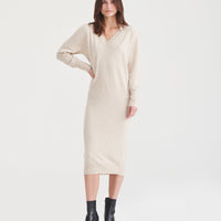 Signature Cashmere V-Neck Dress
