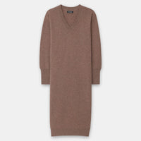 Signature Cashmere V-Neck Dress