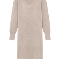 Signature Cashmere V-Neck Dress