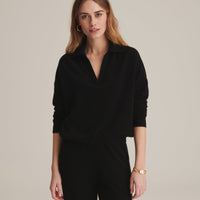 Signature Cashmere Polo Sweater