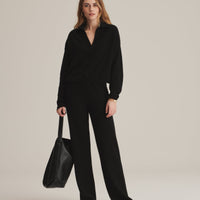Signature Cashmere Polo Sweater