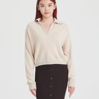 Signature Cashmere Polo Sweater