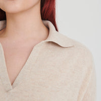 Signature Cashmere Polo Sweater