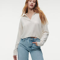 Signature Cashmere Polo Sweater