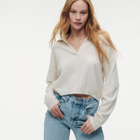 Signature Cashmere Polo Sweater