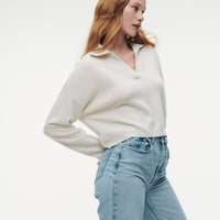 Signature Cashmere Polo Sweater