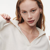 Signature Cashmere Polo Sweater