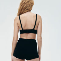 Cashmere Ribbed Seamless Bralette
