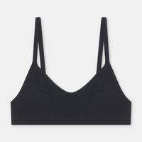 Cashmere Ribbed Seamless Bralette