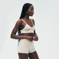 Cashmere Ribbed Seamless Bralette