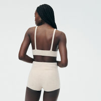 Cashmere Ribbed Seamless Bralette