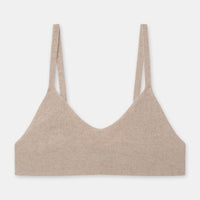 Cashmere Ribbed Seamless Bralette