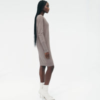 Cashmere Boatneck Mini Sweater Dress