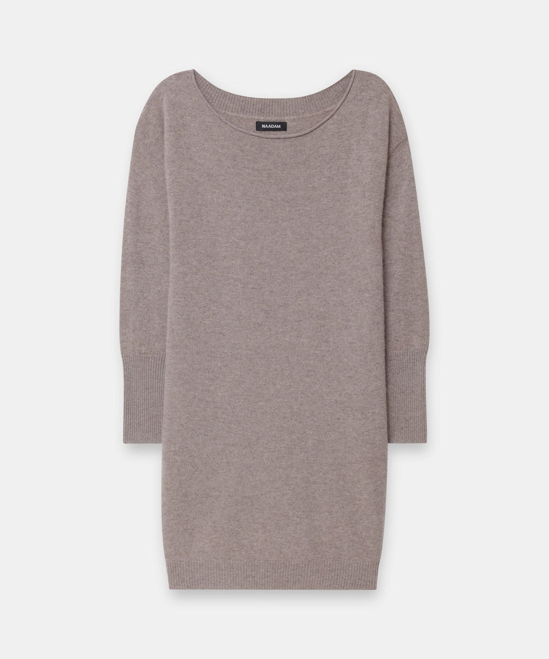 Cashmere Boatneck Mini Sweater Dress