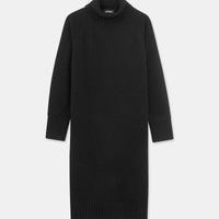 Luxe Cashmere Turtleneck Dress