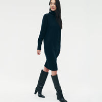 Luxe Cashmere Turtleneck Dress