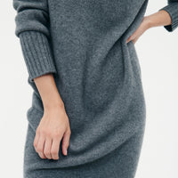 Luxe Cashmere Turtleneck Dress
