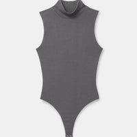 Modal Cashmere Sleeveless Mockneck Bodysuit