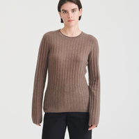 Lightweight Cashmere Ribbed Sweater