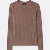 Lightweight Cashmere Ribbed Sweater