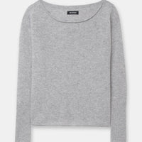 Lightweight Cashmere Boatneck Sweater