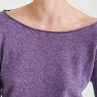 Lightweight Cashmere Boatneck Sweater