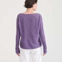 Lightweight Cashmere Boatneck Sweater
