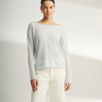 Lightweight Cashmere Boatneck Sweater